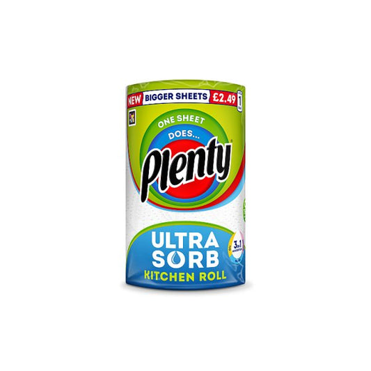 Plenty Ultrasorb Kitchen Roll 1 × 6 Rolls