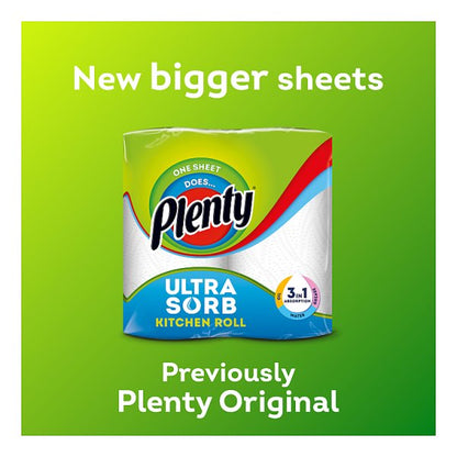 Plenty Ultrasorb Kitchen Roll 1 × 6 Rolls